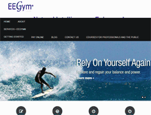 Tablet Screenshot of eegym.com